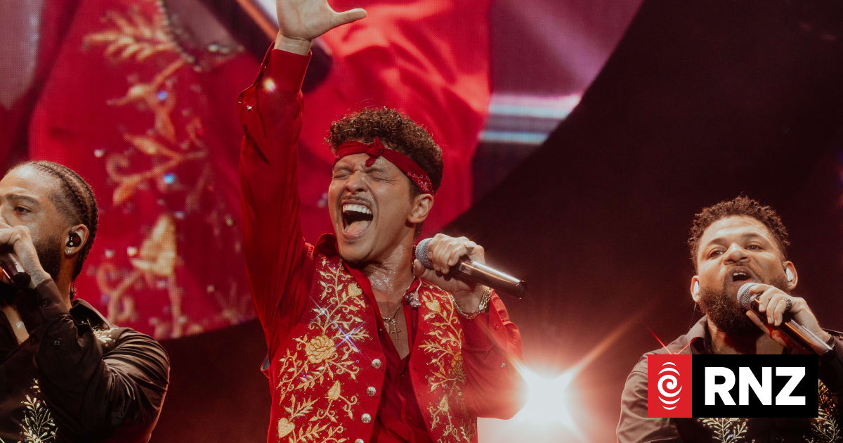 Bruno Mars is coming back to New Zealand