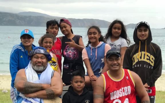 Tofiga Fepulea’i and family