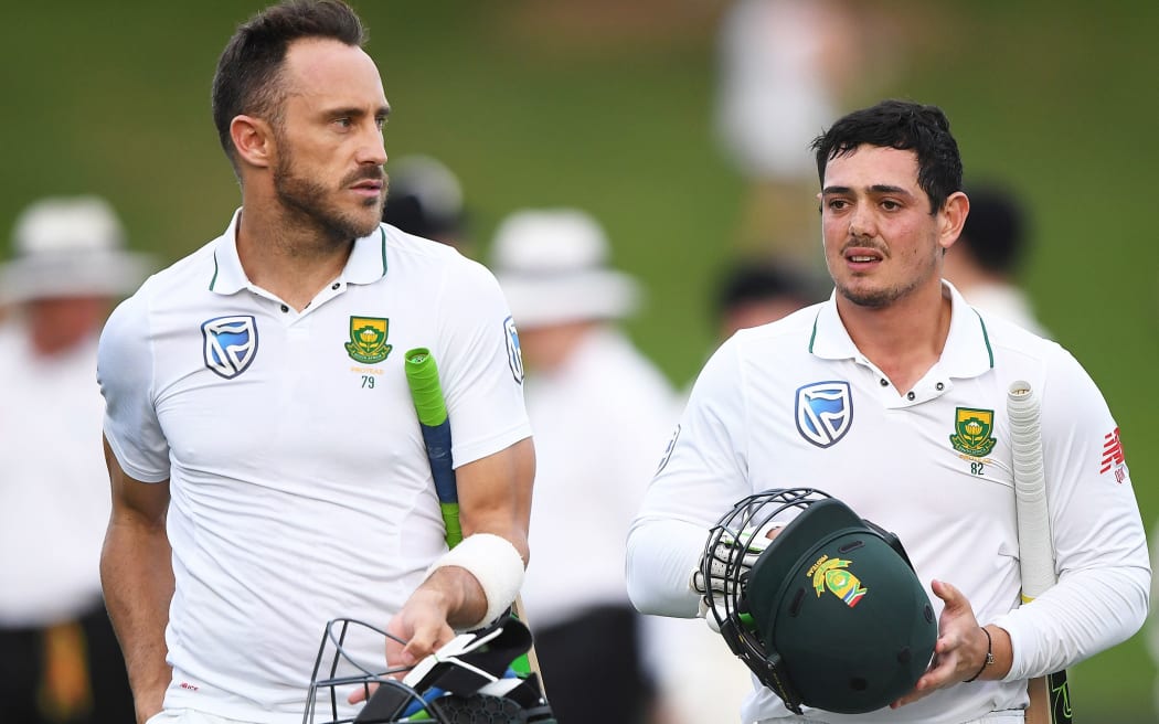 A lot rests on the shoulders of Proteas skipper Faf du Plessis and Quinton de Kock.