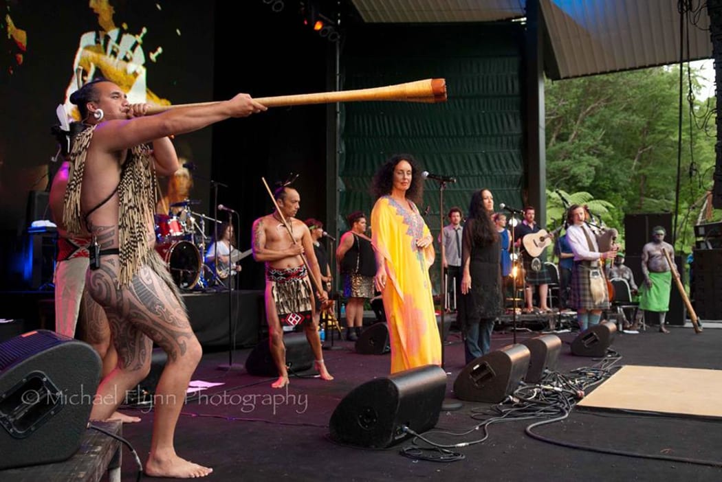 Moana and the Tribe at WOMAD 2014.