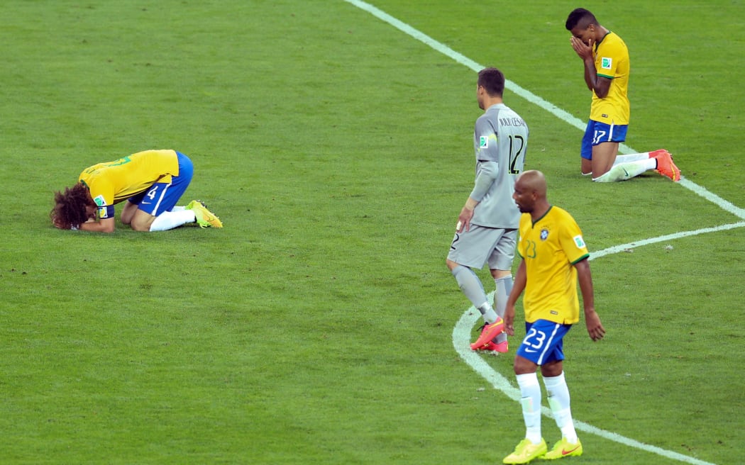 Brazil beaten at World Cup