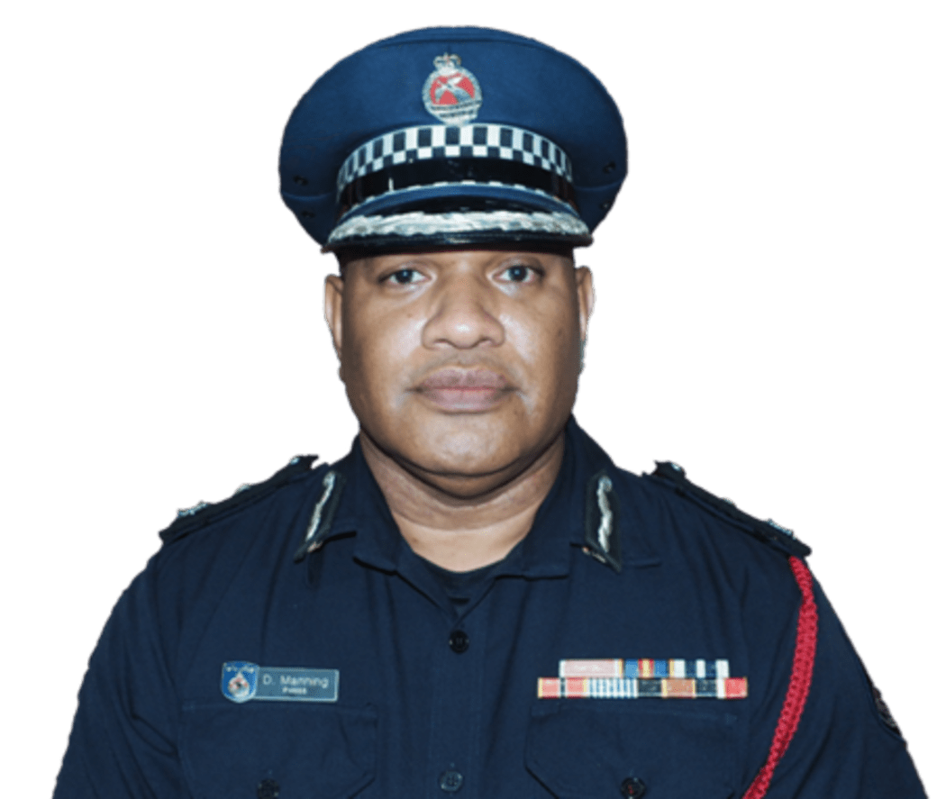 Papua New Guinea police commissioner David Manning