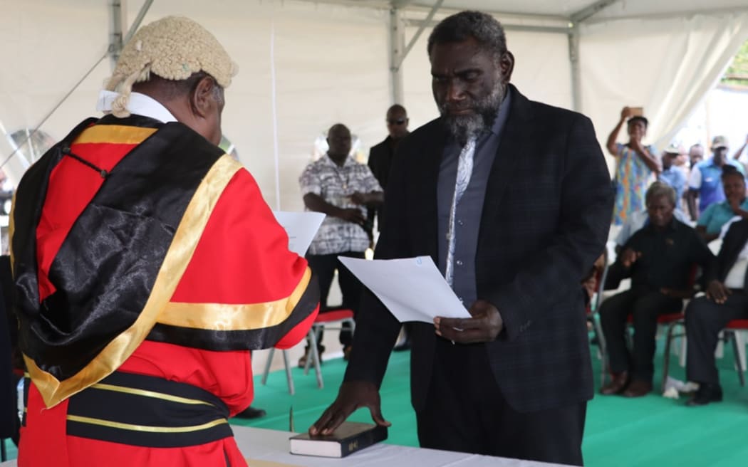 Bougainville President Ishmael Toroama announced the caretaker Bougainville Executive Council (BEC) following a formal swearing-in ceremony presided over by Resident Judge Peter Toliken in Buka on Monday, 6 October 2025.