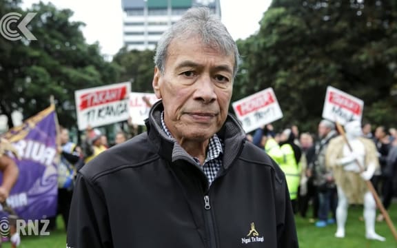 Tempers flare as hundreds demand Crown recognise Māori tikanga
