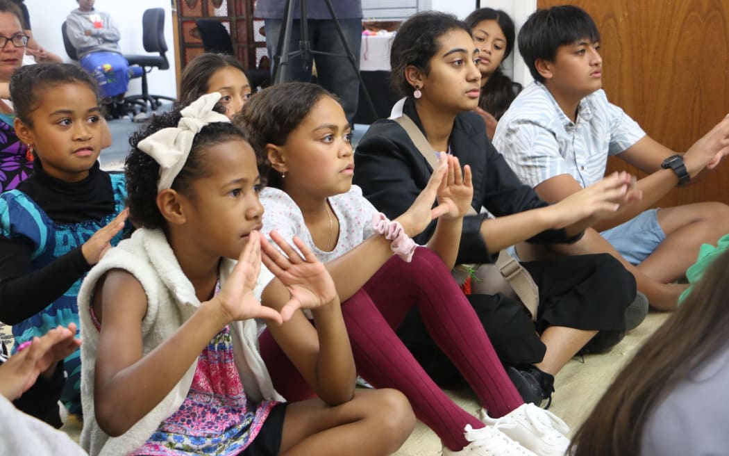 Kids getting amongst the Rotuman Language Week celebrations.