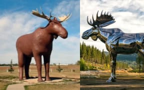 Moose statue stoush