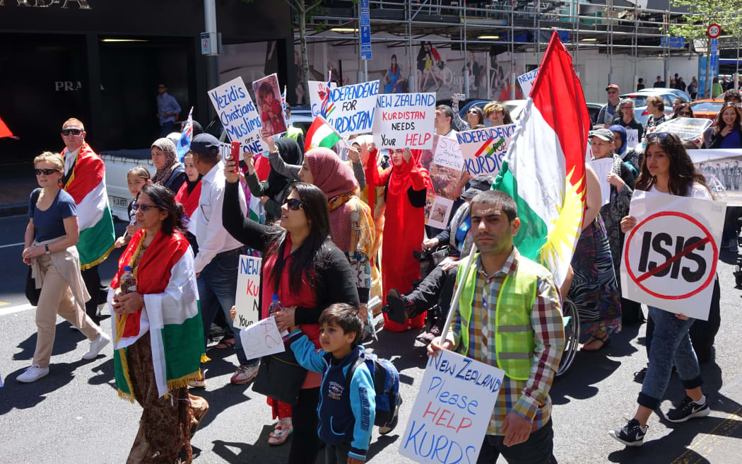 Members of the Kurdish community say more international help, including from New Zealand, in the form of aid and troops is needed.