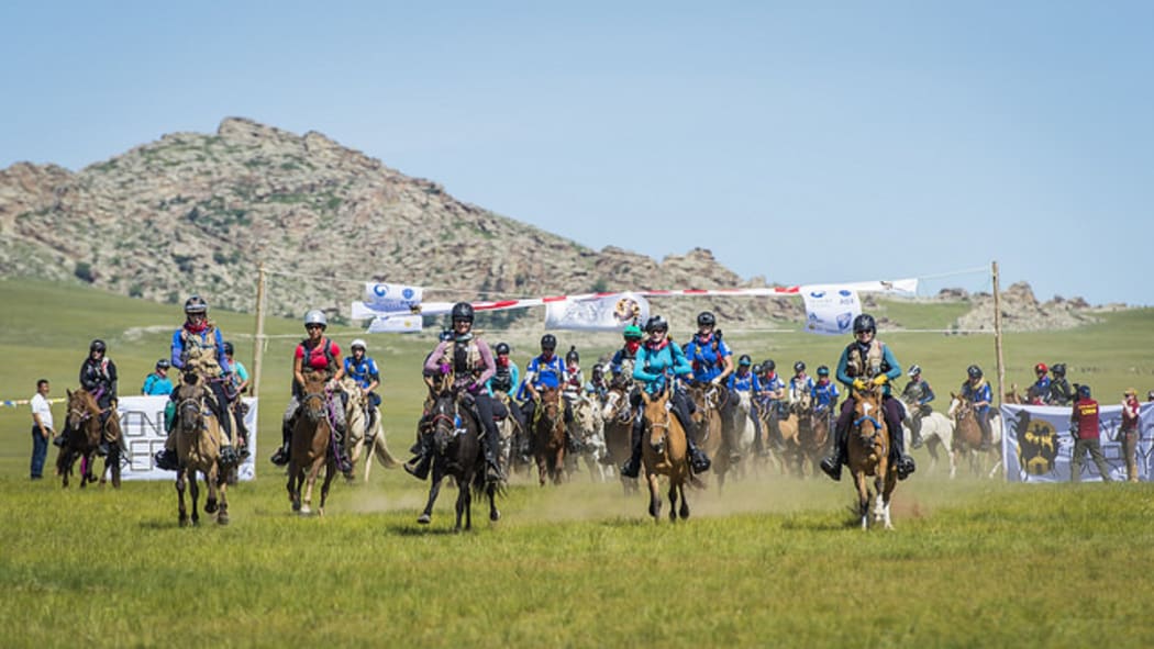 Mongol Derby, Start Day, 6th August 2014.