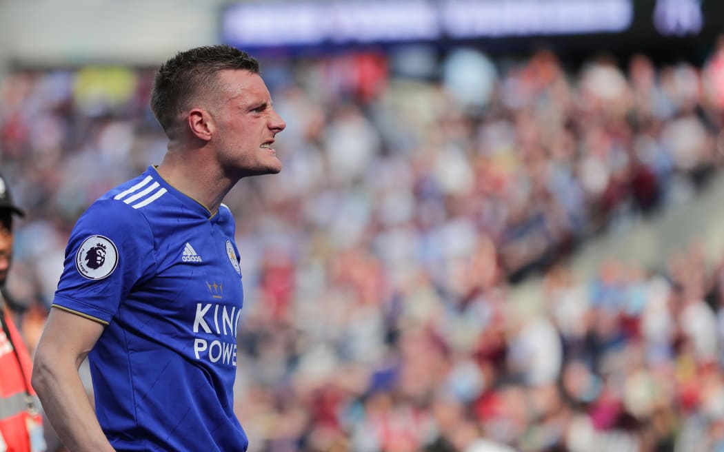 Leicester City striker Jamie Vardy.