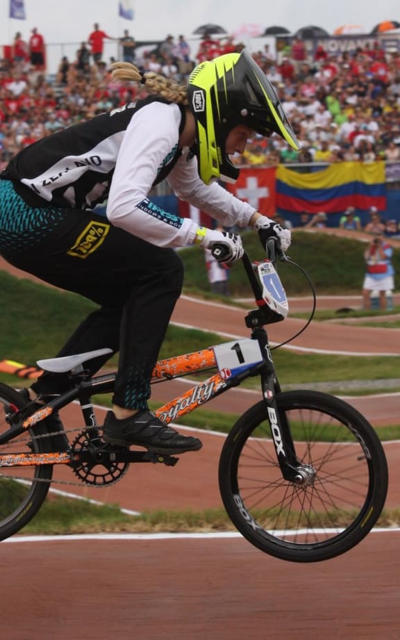 Leila Walker on her way to another world championship title in South Carolina.