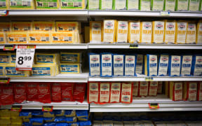 Cheese and dairy products in Pak n Save Kilbirnie.