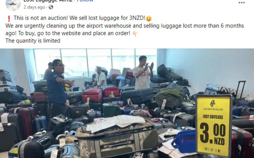 Air new zealand lost baggage clearance