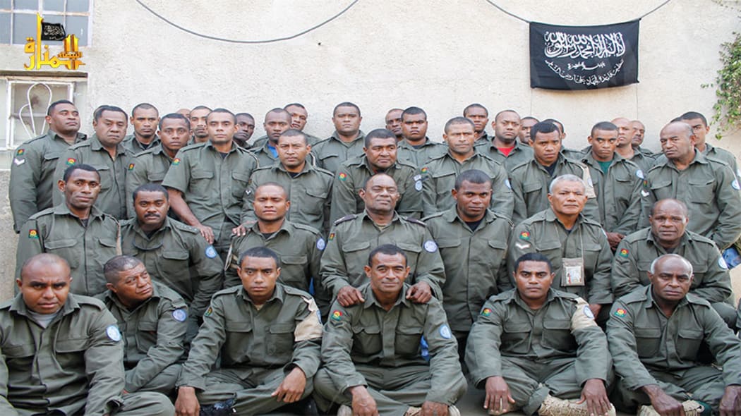 The 45 Fiji soldiers captured by al-Nusra in Golan Heights.