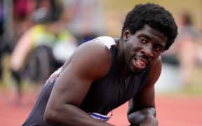 Edward Osei-Nketia. Porritt Classic Athletics, Hamilton, New Zealand, Saturday 13 February 2021.