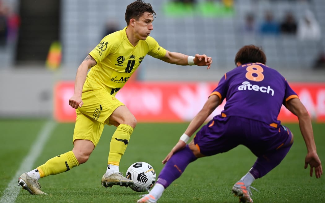 Louis Fenton has played over 150 games for the Wellington Phoenix.