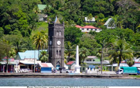 Levuka Town in Ovalau, Fiji.