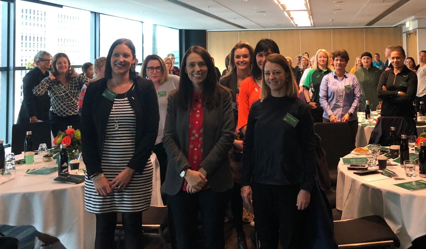 Jacinda Ardern at the NZ Rugby's Women in Governance Conference