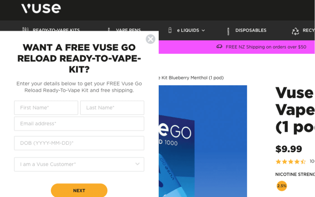 The newer 'ready-to-go' vape from Vuse became free for two months this year