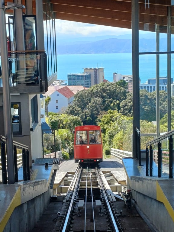 The Wellington Cable Car on a good day