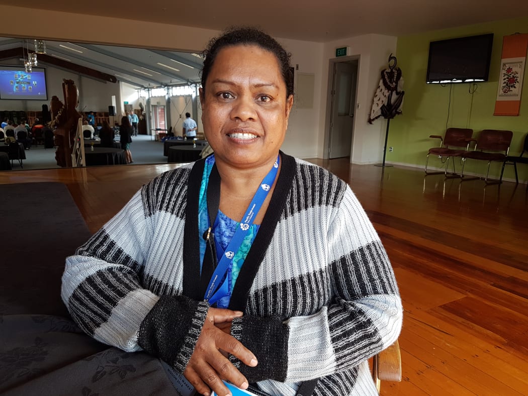 Owner of Cheldoech Jewellery in Palau, Sylvia Kloulubak
