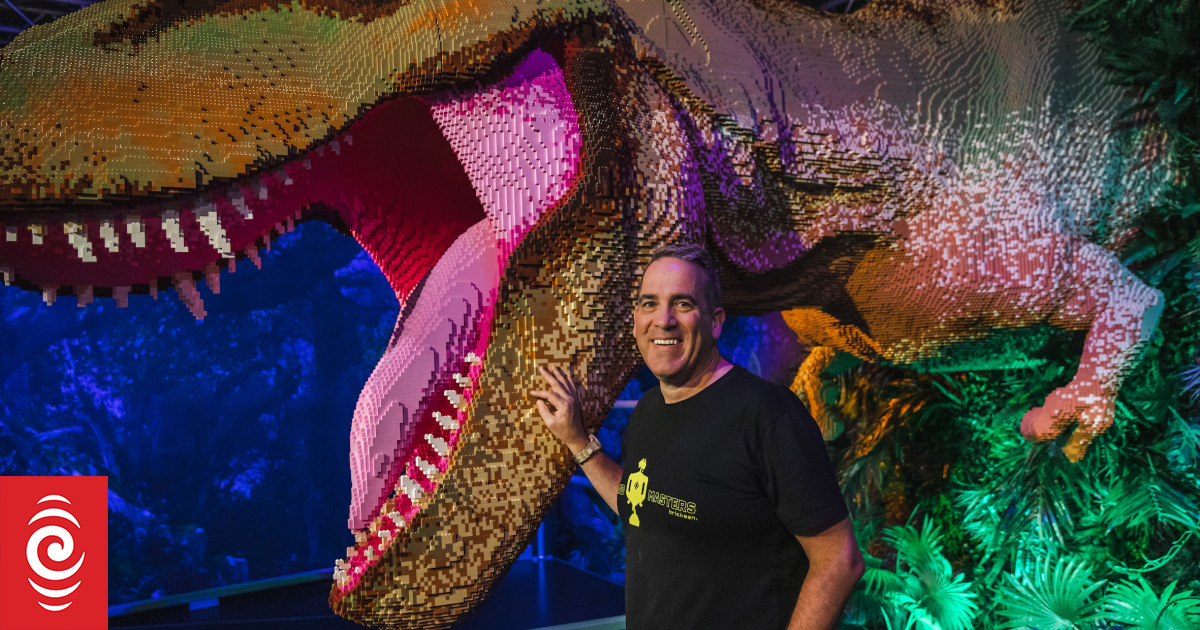 Ryan 'Brickman' McNaught on his gigantic Jurassic World | RNZ