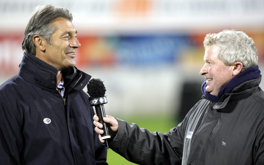 Commentators Murray Mexted and Ian Smith, 2006.