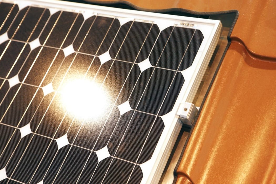 Solar panel (Photo by Christophe Lehenaff / Photononstop / Photononstop via AFP)