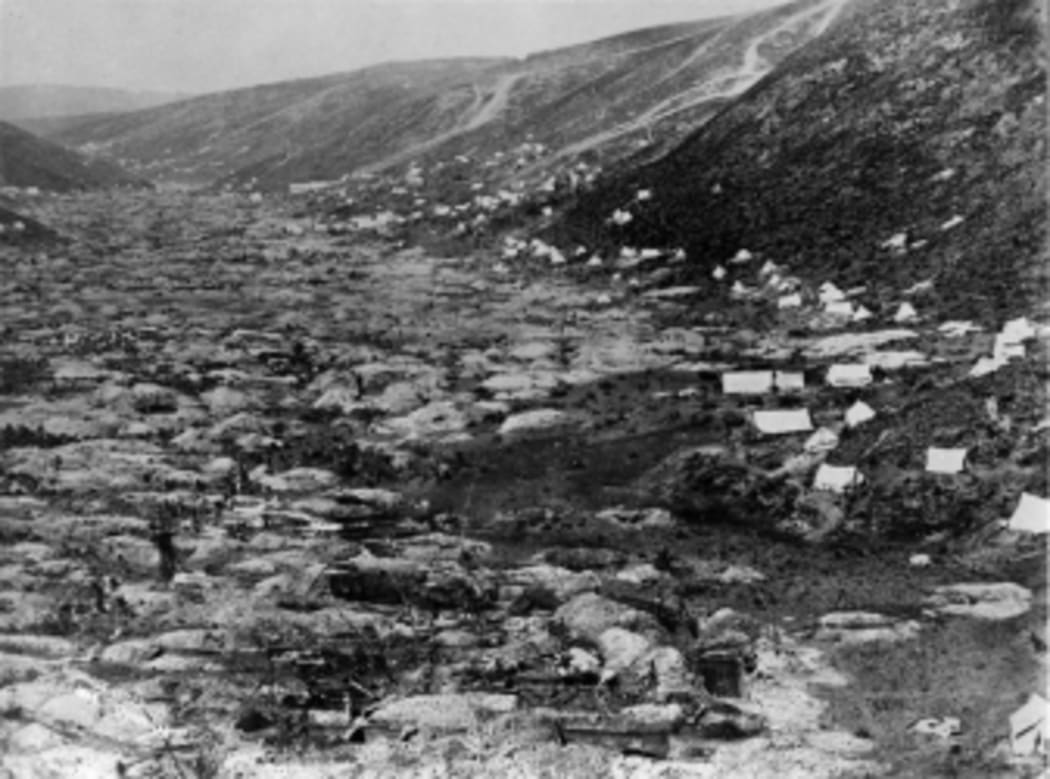 Gabriel's Gully during Otago's gold rush