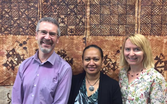 From left to right: Professor Glenn Banks, Dr Litea Meo-Sewabu and Professor Regina Scheyvens will research customary land practices and financial prosperity in the Pacific.