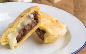 The mince and cheese pie is a favourite for New Zealanders