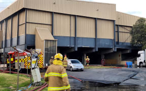 Onehunga transfer station fire
