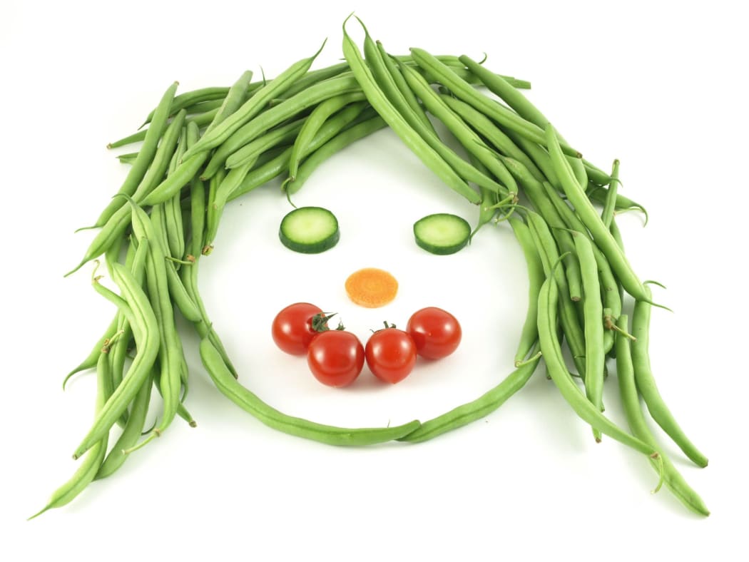 vegetable face