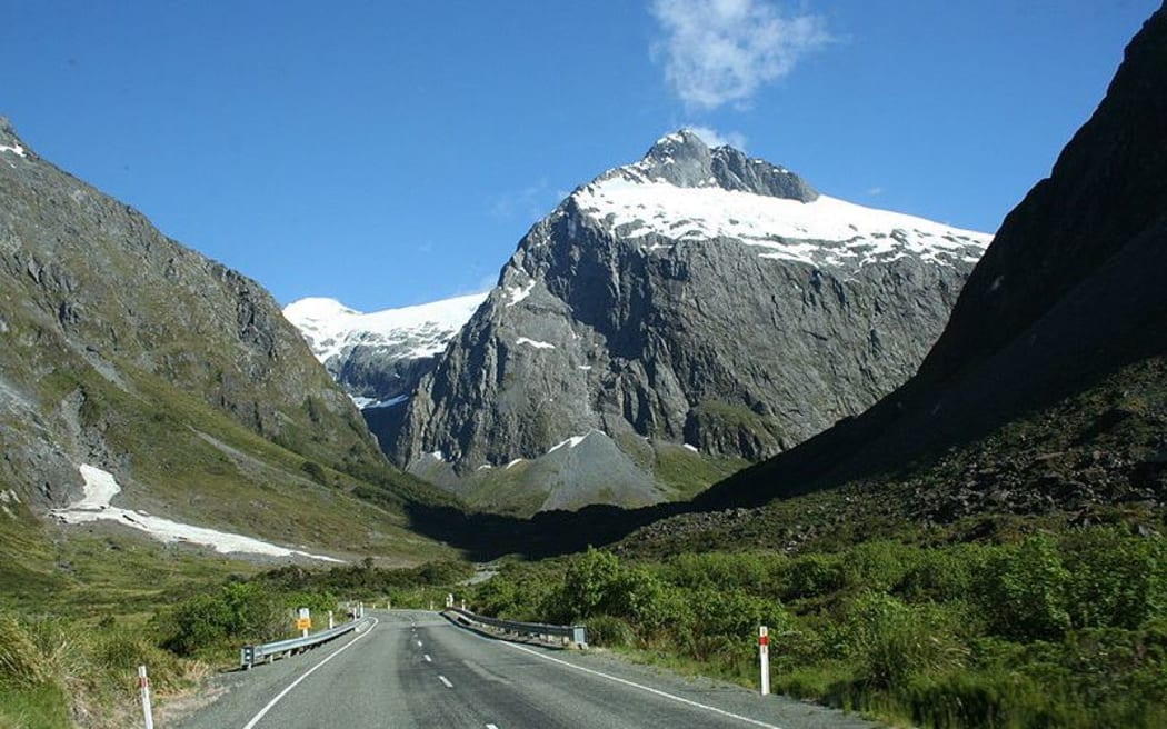 Milford Sound highway, pictured in 2007.