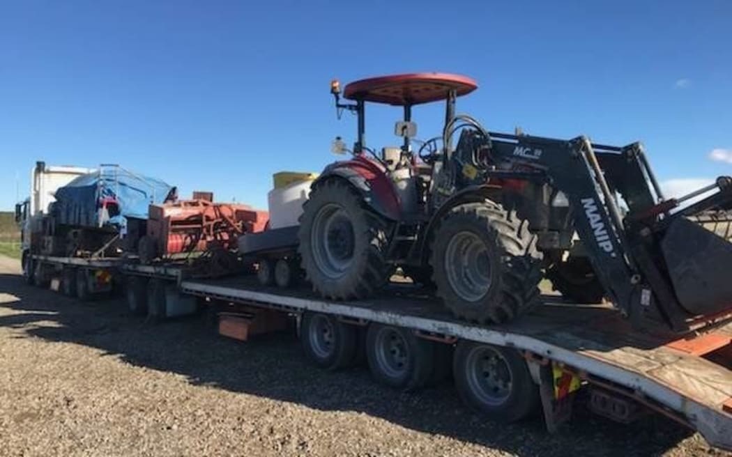 Michael and Susie Woodward moving their farm