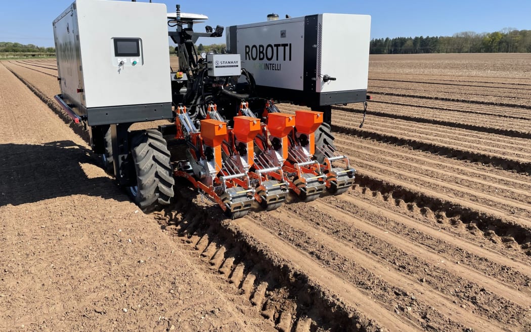 Danish firm AgroIntelli makes a robot that is designed to work the land as gently as possible