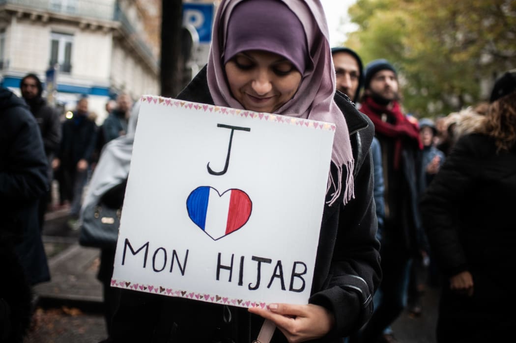 Tens of thousands protested against Islamophobia in Paris, on 10 November, 2019.