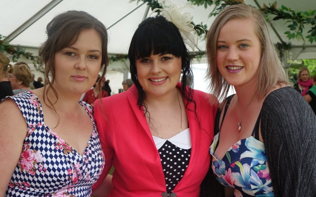 Rhian Arbuckle, Tegan Frost and Kerry Greig won spots at Tea with Taranaki via council Facebook draw.