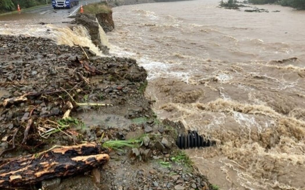 Roads around Buller are impassable after heavy rains.