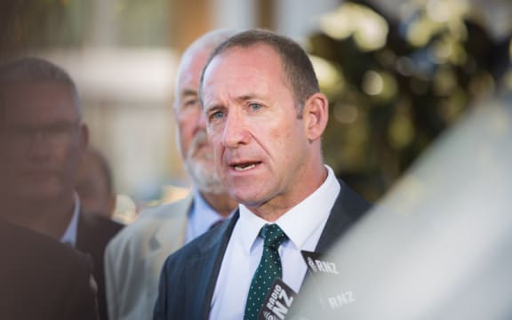 Andrew Little speaking at Waitangi, 5 February 2017.