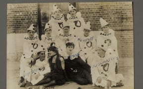 The Kiwis concert party at Nieppe, France, c. 1917