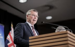 Environment Minister David Parker speaks at Parliament about the government's plan to clean up rivers, lakes and wetlands.