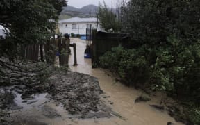 Nelson flood damage in Atawhai as seen on 19 August 2022.