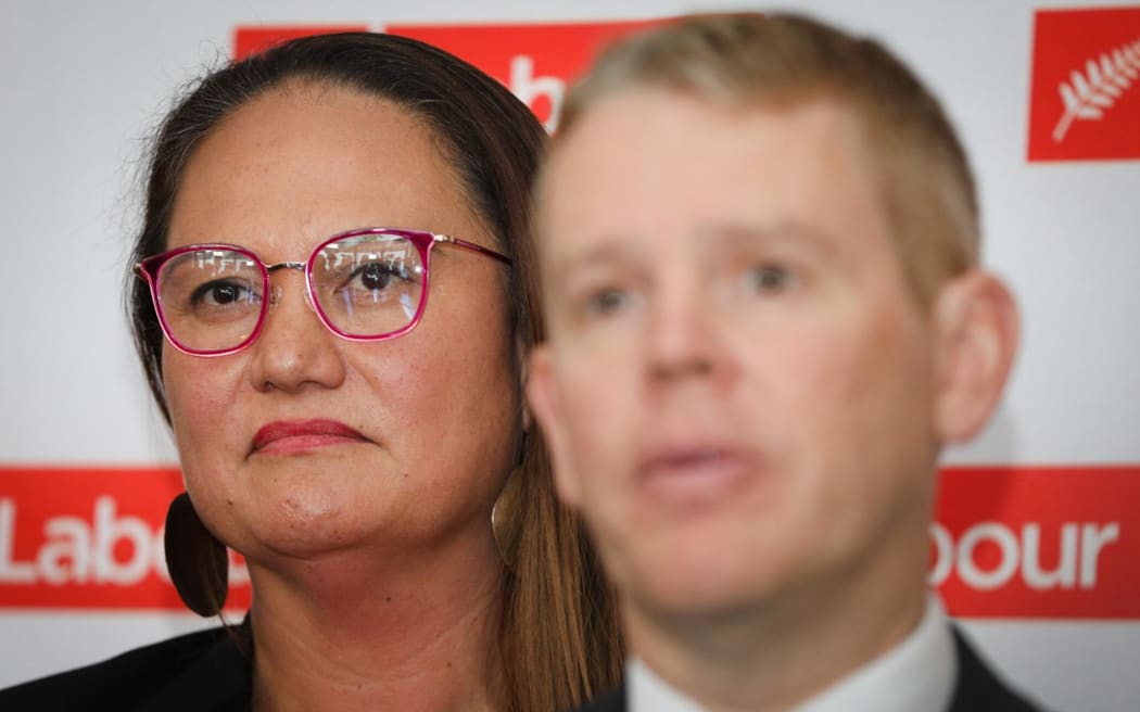 Labour Party Leader Chris Hipkins and Deputy Leader Carmel Sepuloni.