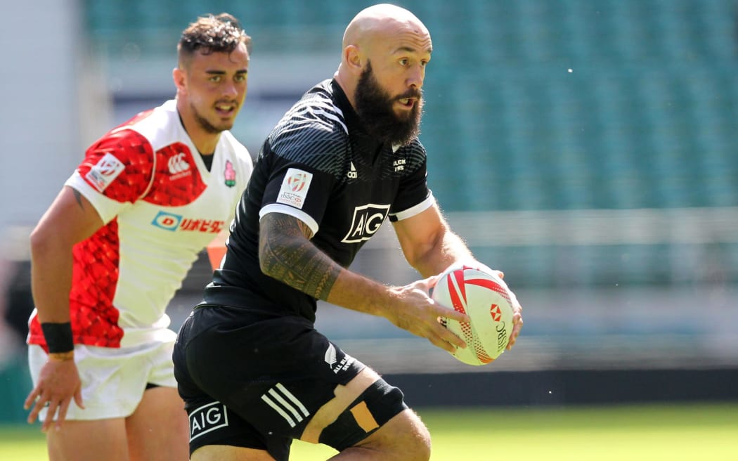 All Blacks Sevens veteran DJ Forbes at the 2017 London Sevens.