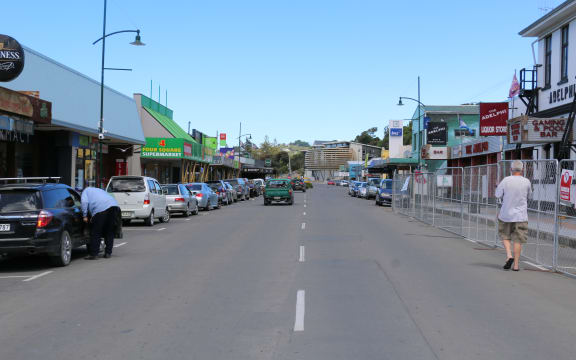 Kaikoura main street 19 January 2017.