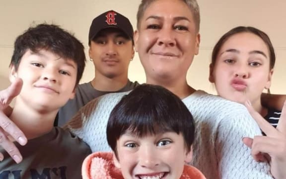 Tira Wilson and her children.