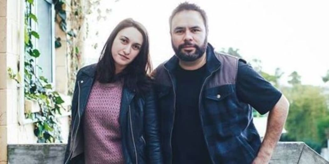 George FM Breakfast hosts Kara Rickard and Thane Kirby.