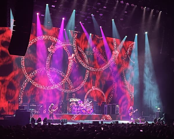 Rock band Tool performing live at Auckland's Spark Arena on 22 November, 2025.