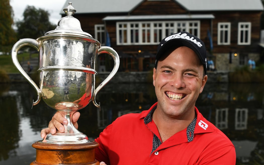 NZ Open winner Australia's Daniel Nisbet. March 2018.