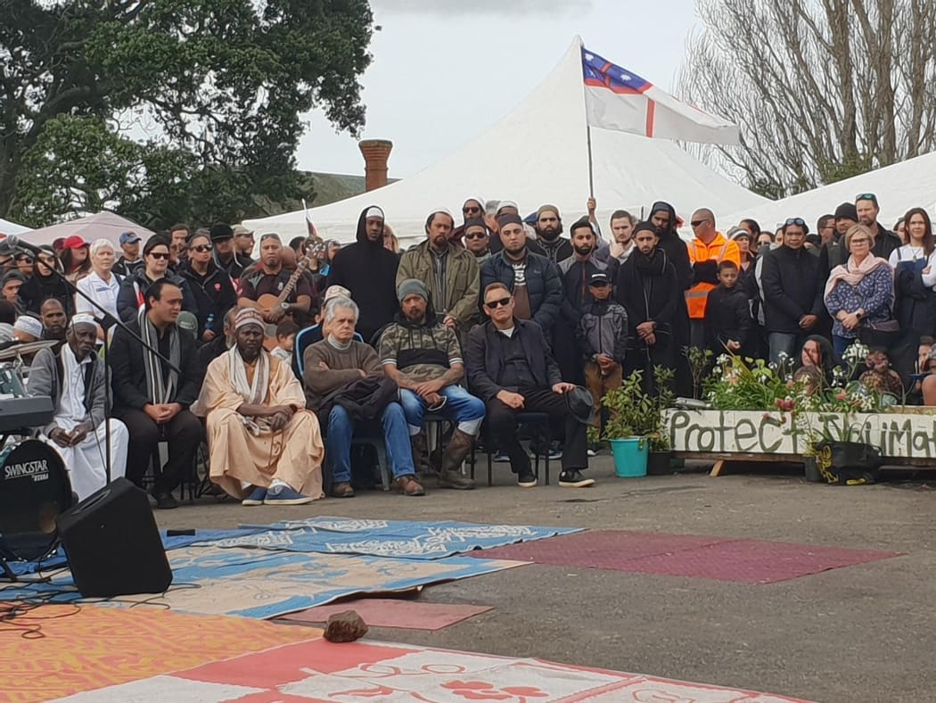 Religious groups, from Baptists to Muslims, came to Ihumātao to pray over the land.